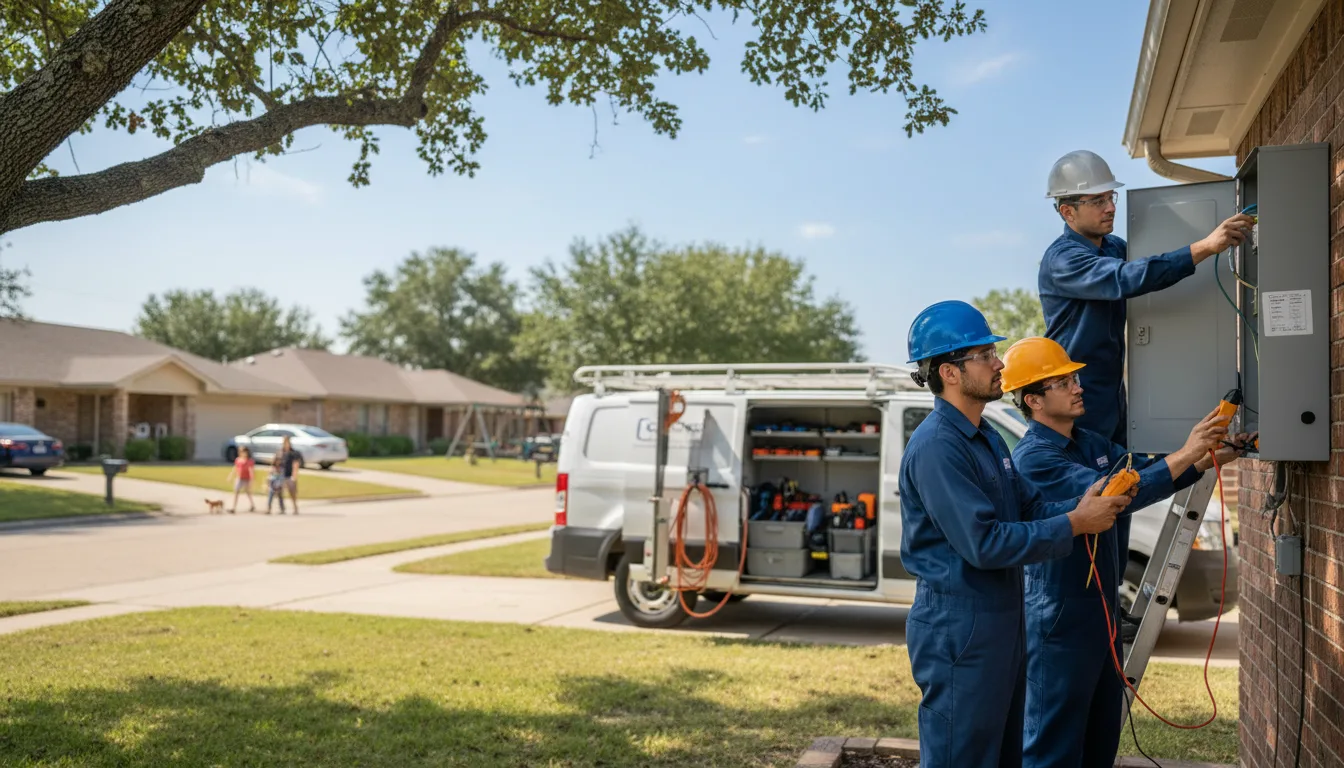 Certified electrician providing emergency electrical services in Reese, MI